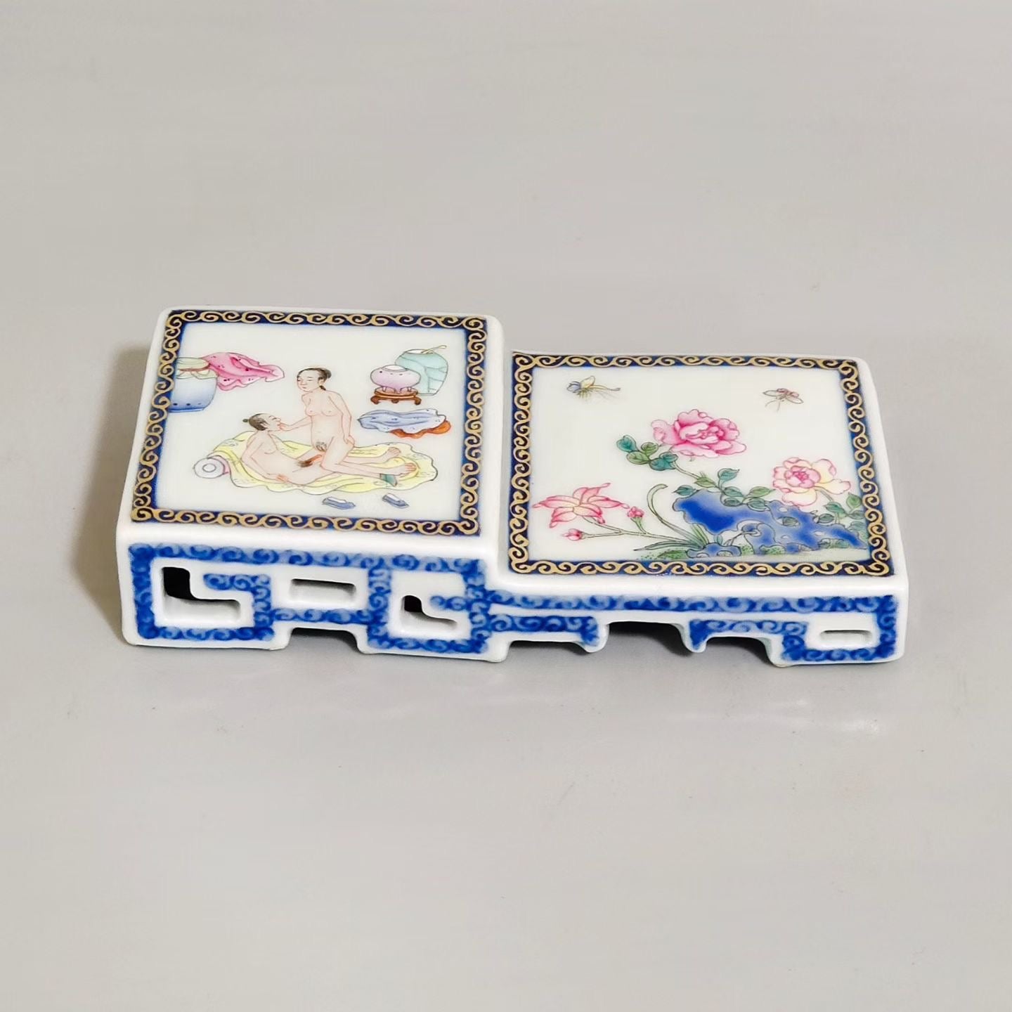 Famille Rose Figure Box