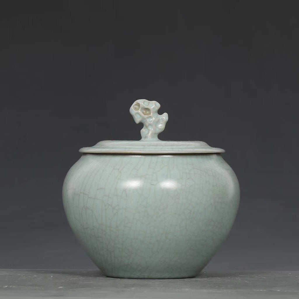 Song Dynasty Ru Kiln Sky-Blue Glazed pot 057
