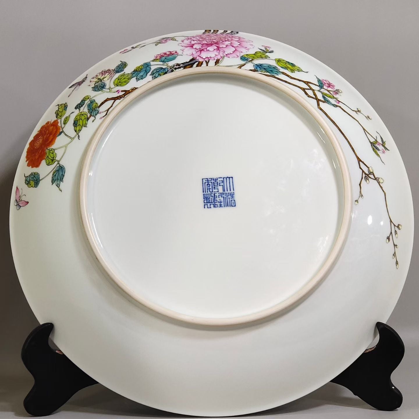 Famille Rose plate