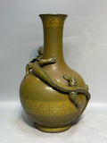 Tea Dust Glaze Dragon Vase