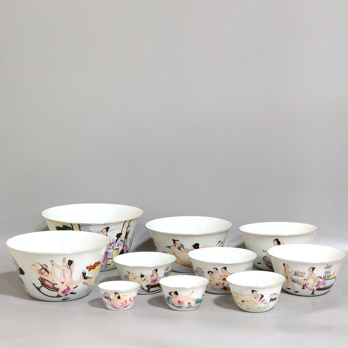 Famille Rose Cup Set