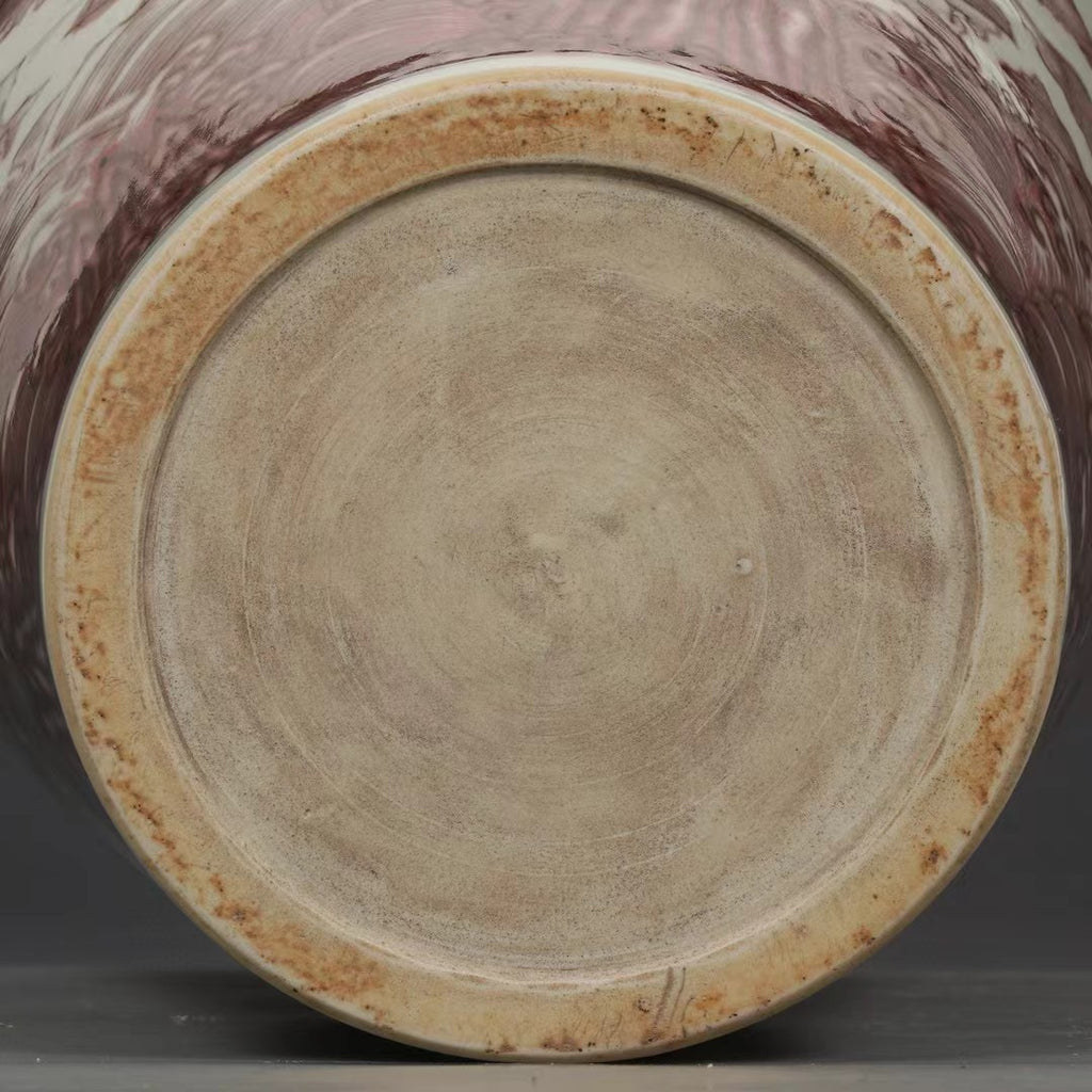 Underglaze Red Dragon Meiping Vase 0511