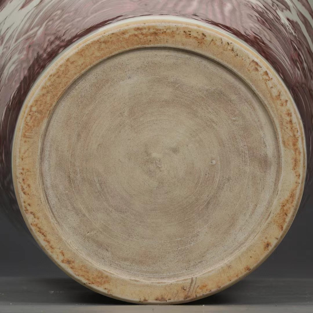 Underglaze Red Dragon Meiping Vase 0511