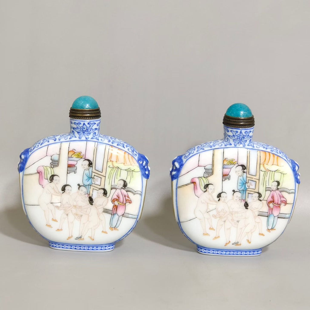 Famille Rose sunff bottle