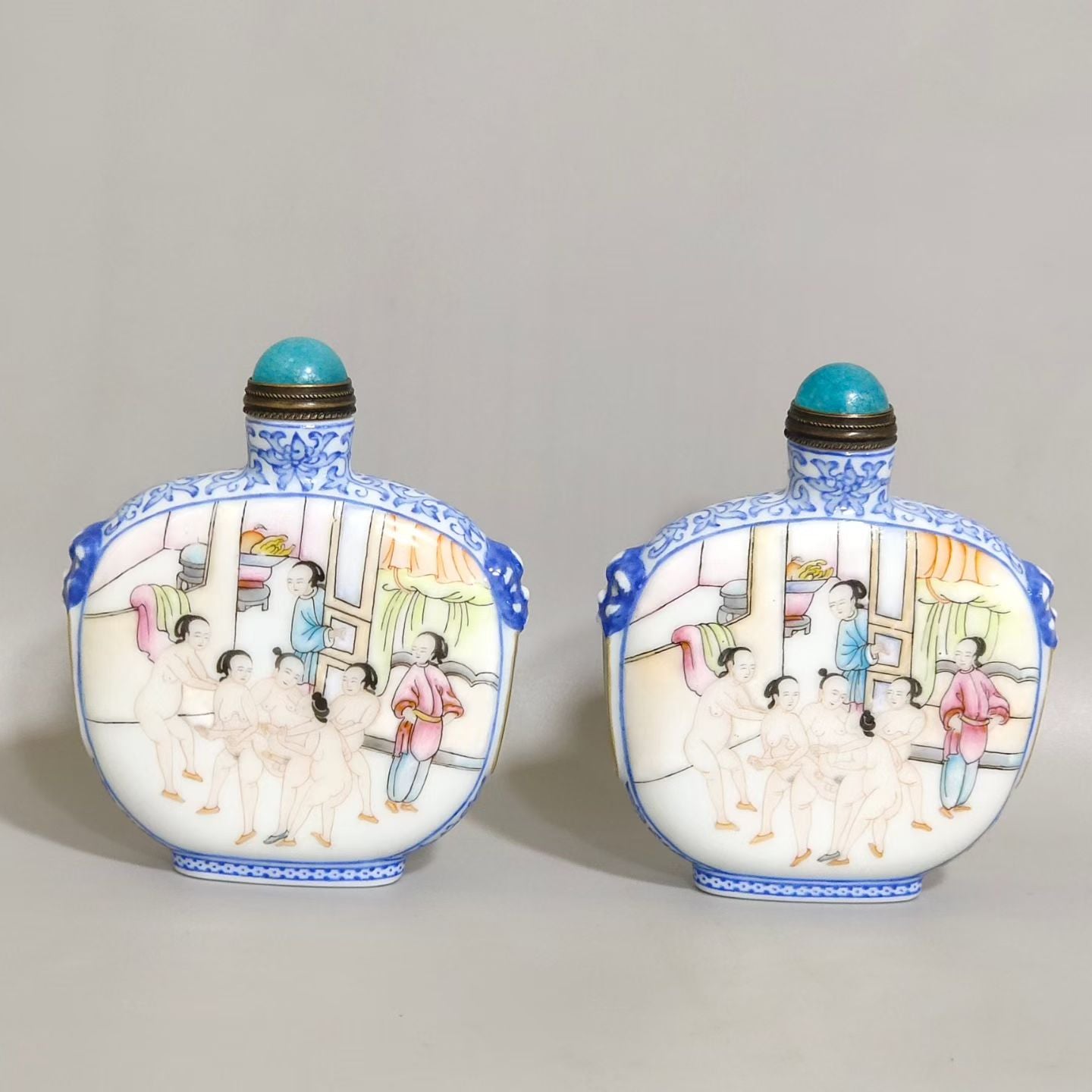 Famille Rose sunff bottle