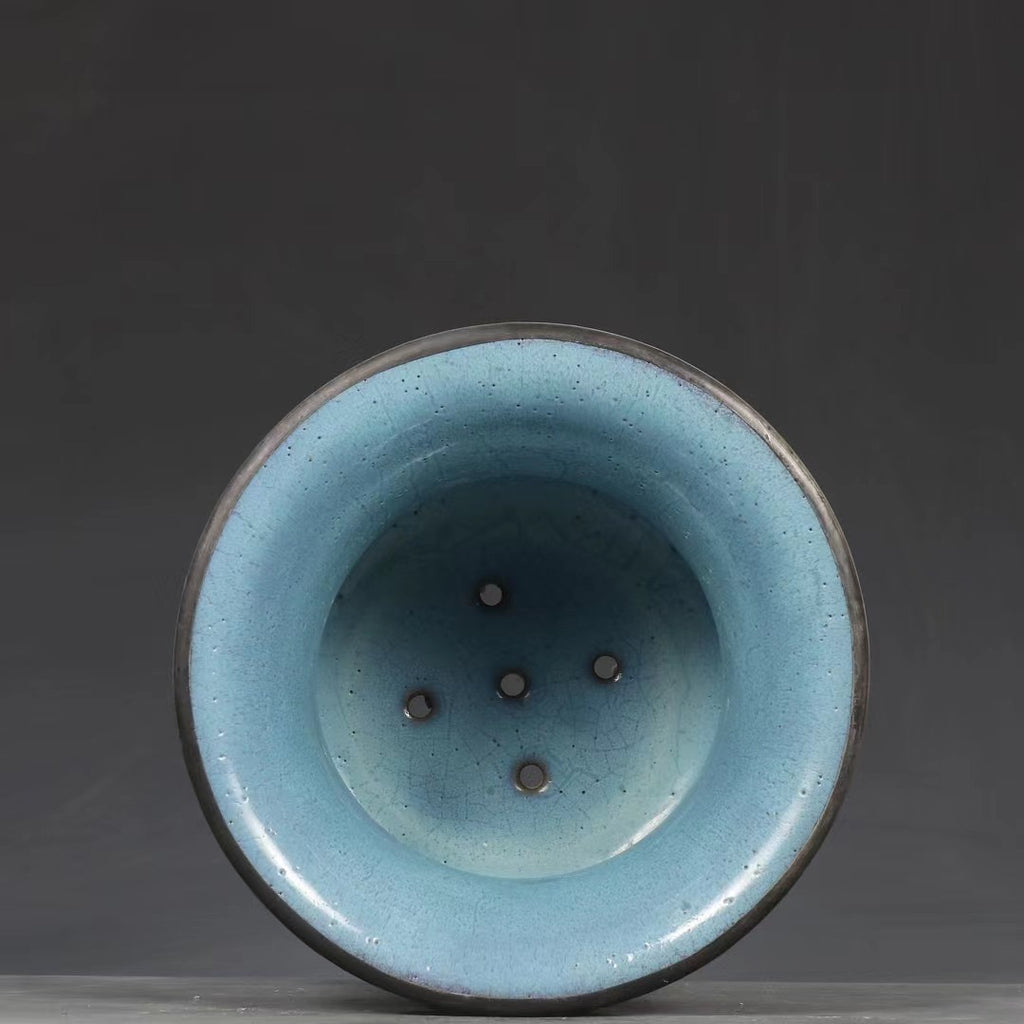 Song Dynasty Jun Kiln Rose Purple Zhadou-Form Flower Pot 052